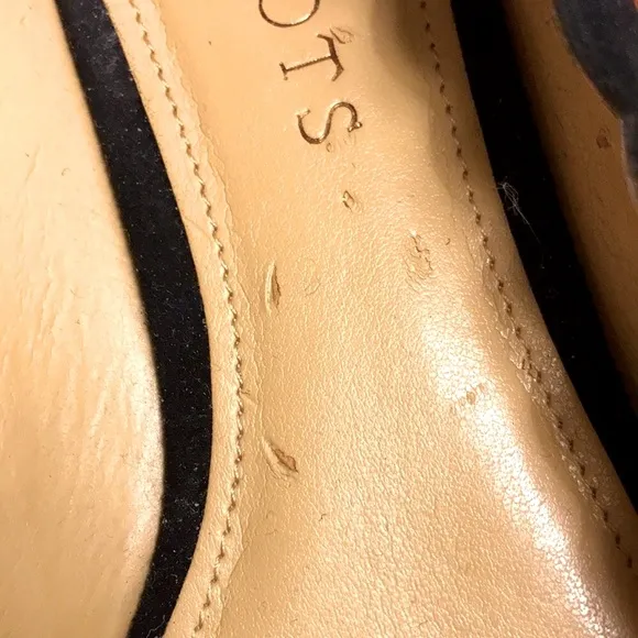 🍁TALBOTS Edison Scallop Genuine Suede Flats