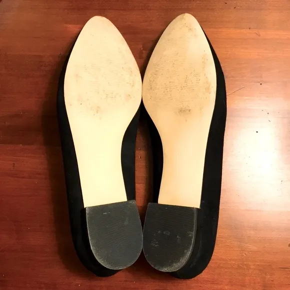 🍁TALBOTS Edison Scallop Genuine Suede Flats