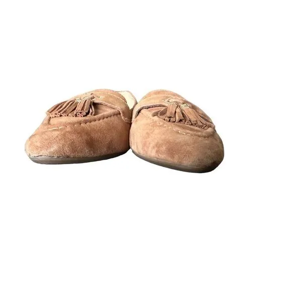 TALBOTS Francesca Amber Suede Driving Flats Loafers women’s Size 7 1/2