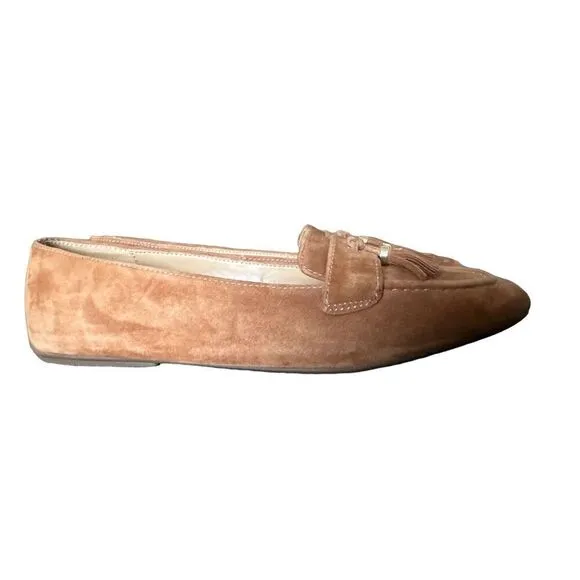 TALBOTS Francesca Amber Suede Driving Flats Loafers women’s Size 7 1/2