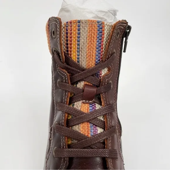 Taos Captain Cap Toe Portuguese Leather Boot Lace Up Tie Up