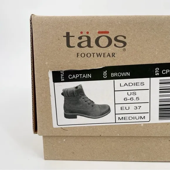 Taos Captain Cap Toe Portuguese Leather Boot Lace Up Tie Up