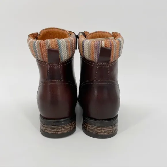 Taos Captain Cap Toe Portuguese Leather Boot Lace Up Tie Up