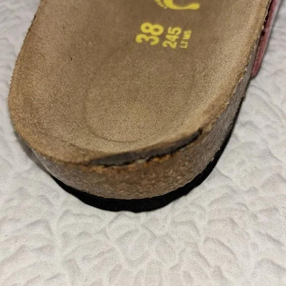Tatami BIRKENSTOCK Rhinestone Leather Suede Cork Sandals NWOT