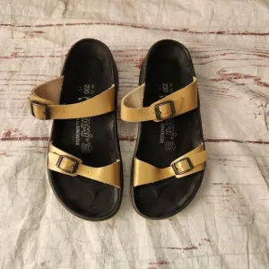 Tatami by Birkenstock 2 Strap Leather Sandal Size 36