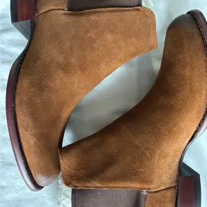 Tecovas, ‘The Chance’ suede boots. 9M