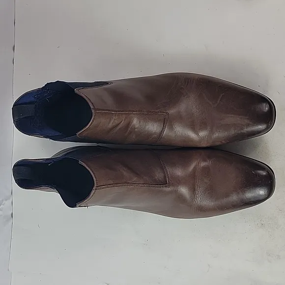 Ted Baker London Hourb 2 Midi Brown Leather Chelsea Men's Boot