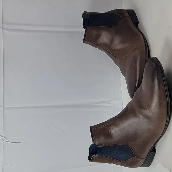 Ted Baker London Hourb 2 Midi Brown Leather Chelsea Men's Boot