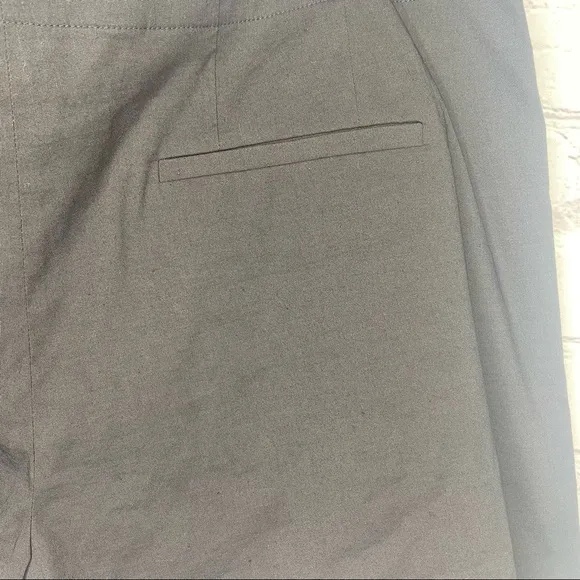 Theory Black Linen Mini Shorts