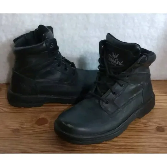 Thorogood 834-6711 Men's Leather Non Safety Tactical Side Zip Boots Size 8.5 M
