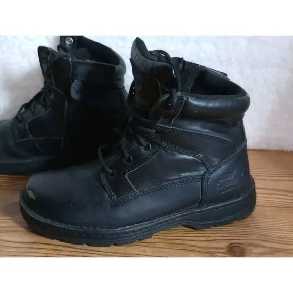Thorogood 834-6711 Men's Leather Non Safety Tactical Side Zip Boots Size 8.5 M
