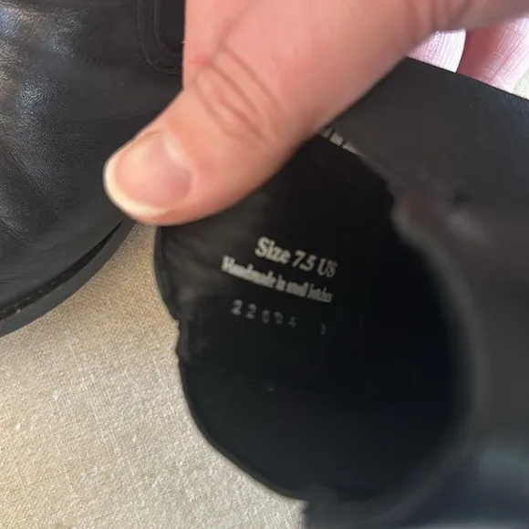 Thursday Boot Co Women’s Duchess Leather Chelsea Boots Black Size 7.5