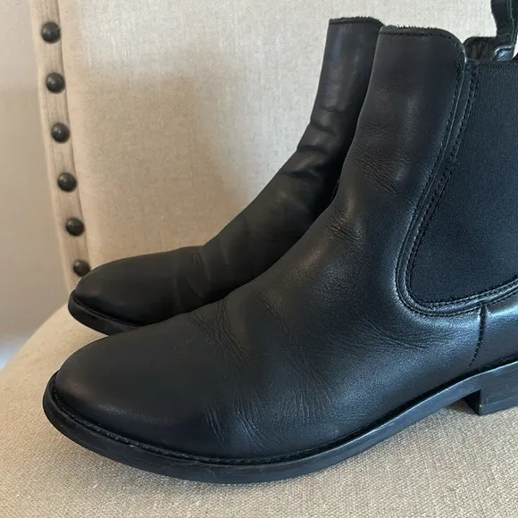 Thursday Boot Co Women’s Duchess Leather Chelsea Boots Black Size 7.5