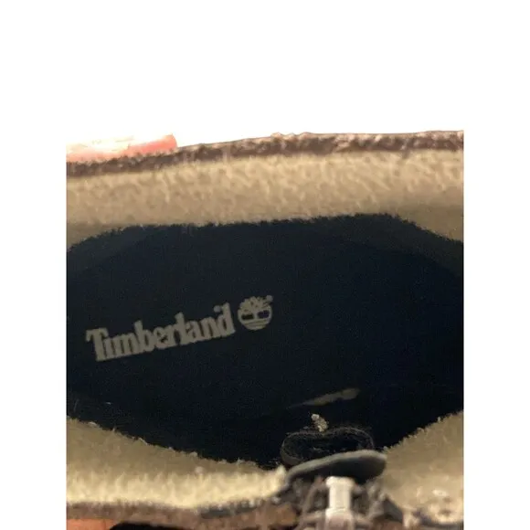 Timberland Boots Mens 9.5 Chillberg Ankle Bootie Brown Leather Side Zip