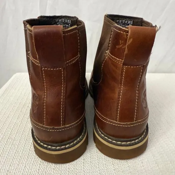 Timberland Boots Mens Size 7 US Chelsea Earthkeepers Brown Leather Ankle