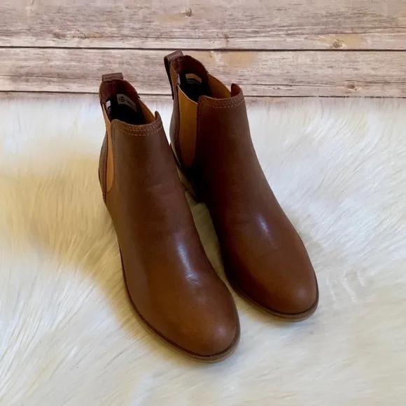 Timberland Brown Leather Brynlee Park Chelsea Ankle Boots