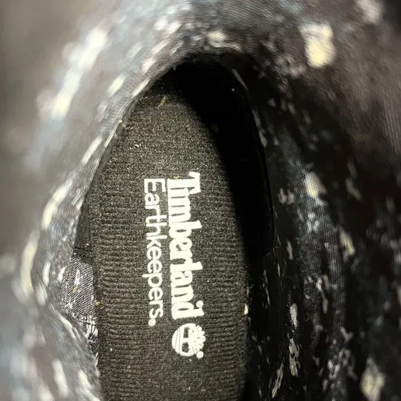 *Timberland Earth Keeper | Black Nubuck Ankle Side Zip Boots 1460 Size 7