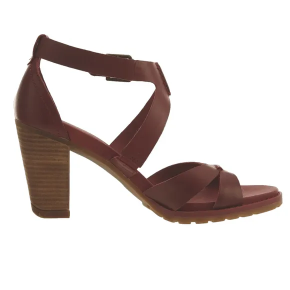 Timberland Earthkeepers Stratham Heights leather chunky heel size 6.5 sandals