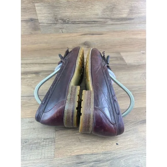 Timberland Loafers Mens 9M Dark Brown Leather Casual Dress Shoes