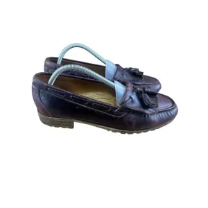 Timberland Loafers Mens 9M Dark Brown Leather Casual Dress Shoes