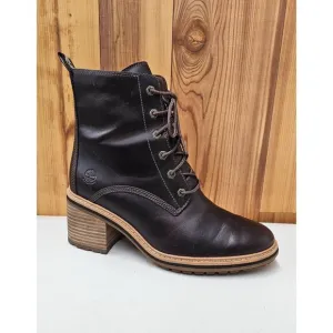 Timberland Sienna High Brown Side Zip Women's Boots Size 9