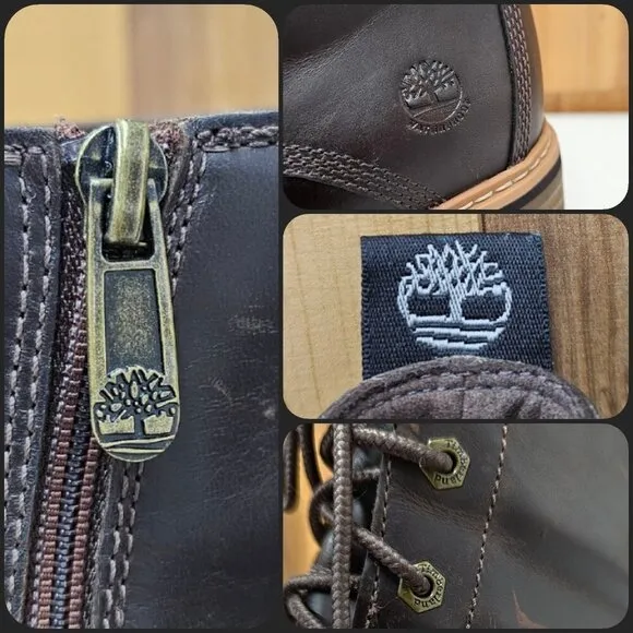 Timberland Sienna High Brown Side Zip Women's Boots Size 9
