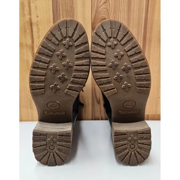 Timberland Sienna High Brown Side Zip Women's Boots Size 9