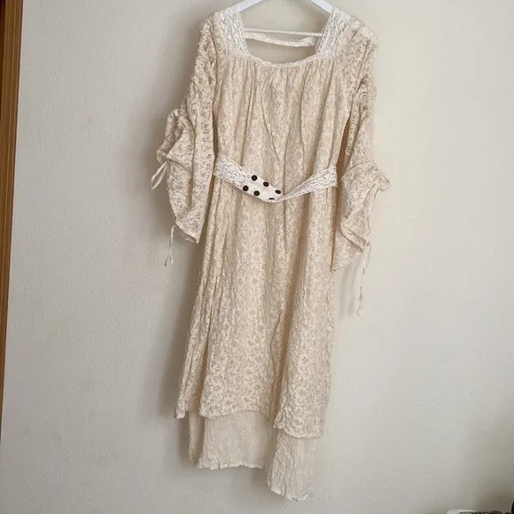 Timjan Design Long Lace Empress Bohemian Dress XS/S