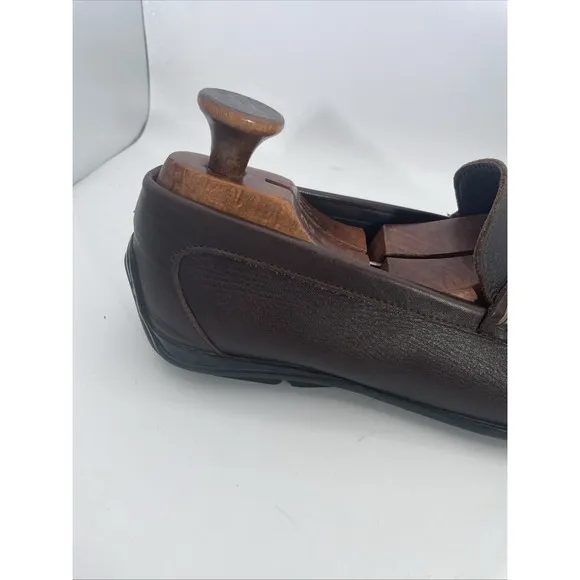 To Boot New York Adam Derrick Brown Leather Palo Alto Driving Loafers size 12