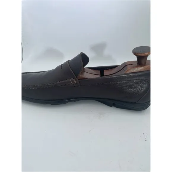 To Boot New York Adam Derrick Brown Leather Palo Alto Driving Loafers size 12