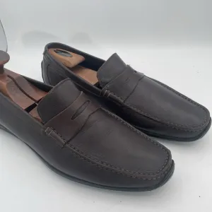 To Boot New York Adam Derrick Brown Leather Palo Alto Driving Loafers size 12