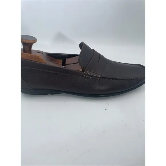 To Boot New York Adam Derrick Brown Leather Palo Alto Driving Loafers size 12