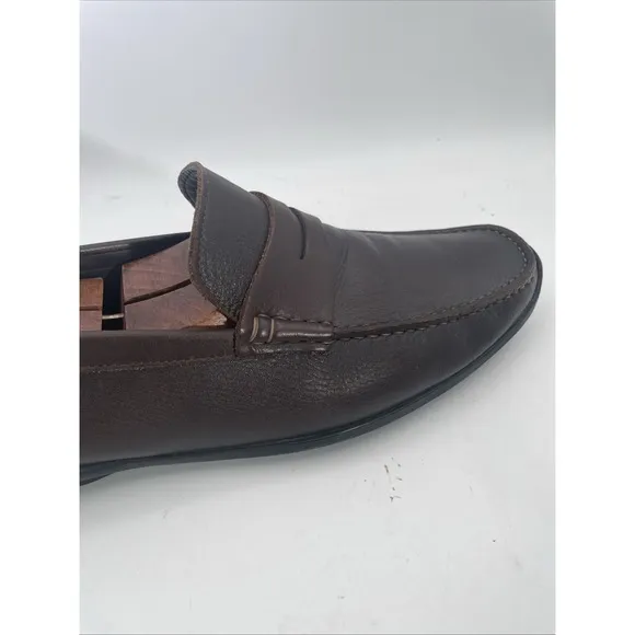 To Boot New York Adam Derrick Brown Leather Palo Alto Driving Loafers size 12