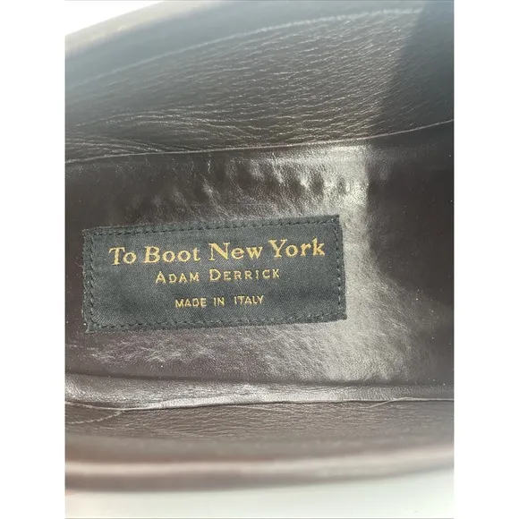 To Boot New York Adam Derrick Brown Leather Palo Alto Driving Loafers size 12
