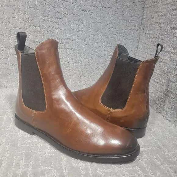 To Boot New York Adam Shelby Women's Size 6 US Brown Deer Leather Chelsea Boots