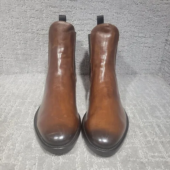 To Boot New York Adam Shelby Women's Size 6 US Brown Deer Leather Chelsea Boots
