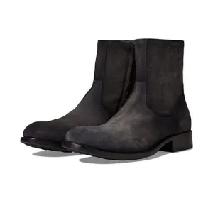 To Boot New York Rondo Boots Men's US 7.5 Black Leather Side Zip Chelsea KHD310