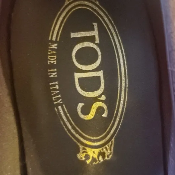TOD'S  PURPLE SUEDE FLATS