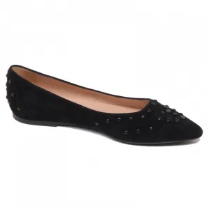 Tod’s Suede Studded Flats Gomma 22B Gommini Verniciati Black EUR 38.5 Women’s