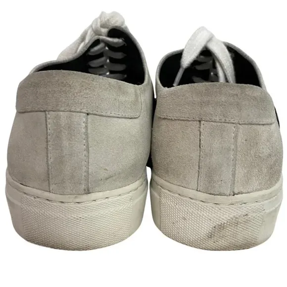 Toga Virilis Suede Leather Sneakers Shoes Mens 6 Euro 39 Gray White Black