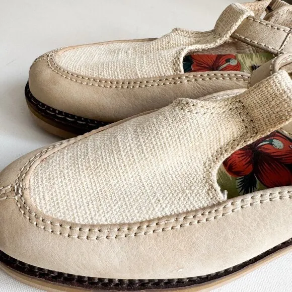 Tommy Bahama Gatsby Suede Canvas casual Loafers 8