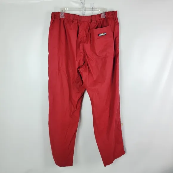 TOMMY HILFIGER 100% Cotton Windbreaker Mens Pants Sz XL