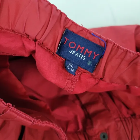 TOMMY HILFIGER 100% Cotton Windbreaker Mens Pants Sz XL