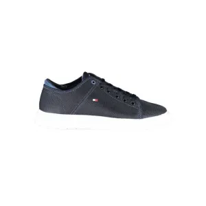 Tommy Hilfiger Blue Recycled Polyester Men Men's Sneaker