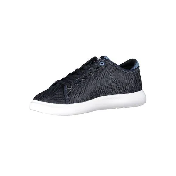 Tommy Hilfiger Blue Recycled Polyester Men Men's Sneaker