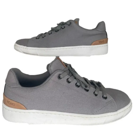 Toms TRVL LITE 2.0 Low Lace up OrthoLite Recycled materials vegan Grey shoe