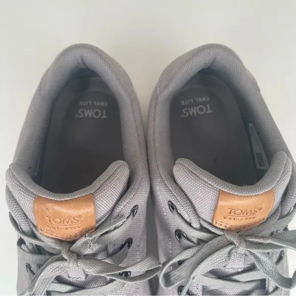 Toms TRVL LITE 2.0 Low Lace up OrthoLite Recycled materials vegan Grey shoe