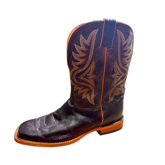 Tony Lama SINGLE Brown Leather Cowboy BOOT LEFT SIDE ONLY Size 13 in EUC