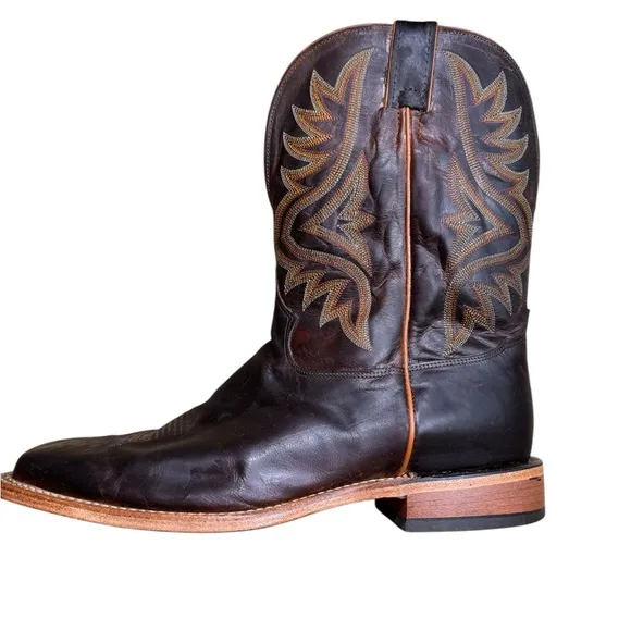 Tony Lama SINGLE Brown Leather Cowboy BOOT LEFT SIDE ONLY Size 13 in EUC