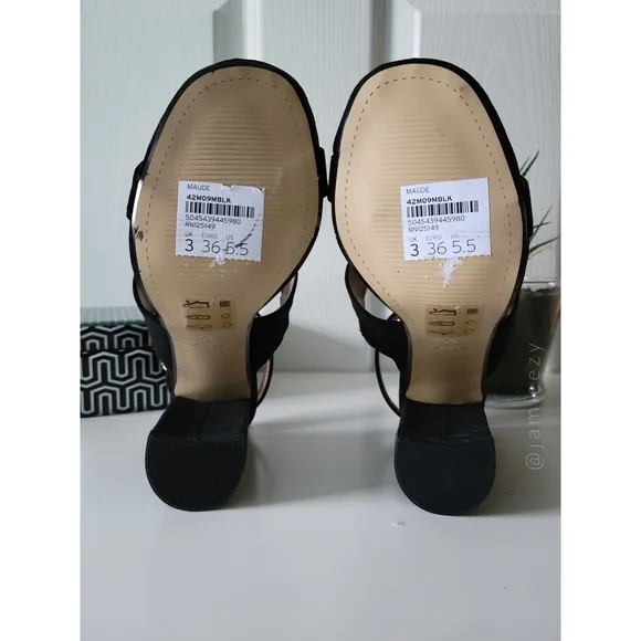 Topshop | NWT &quot;Maude&quot; Block Heel Sandals